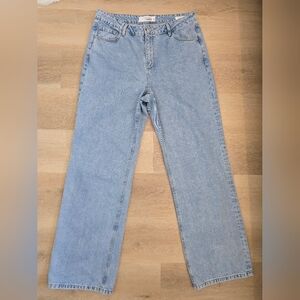 Dynamite Denim HEIDI Women's Wide Leg Jeans Light Wash Size 14/32